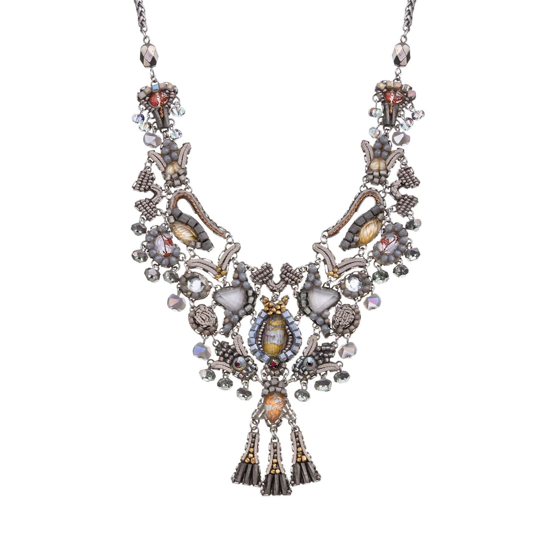 Ayala Bar Shivering Moonlight Set, Argent Necklace