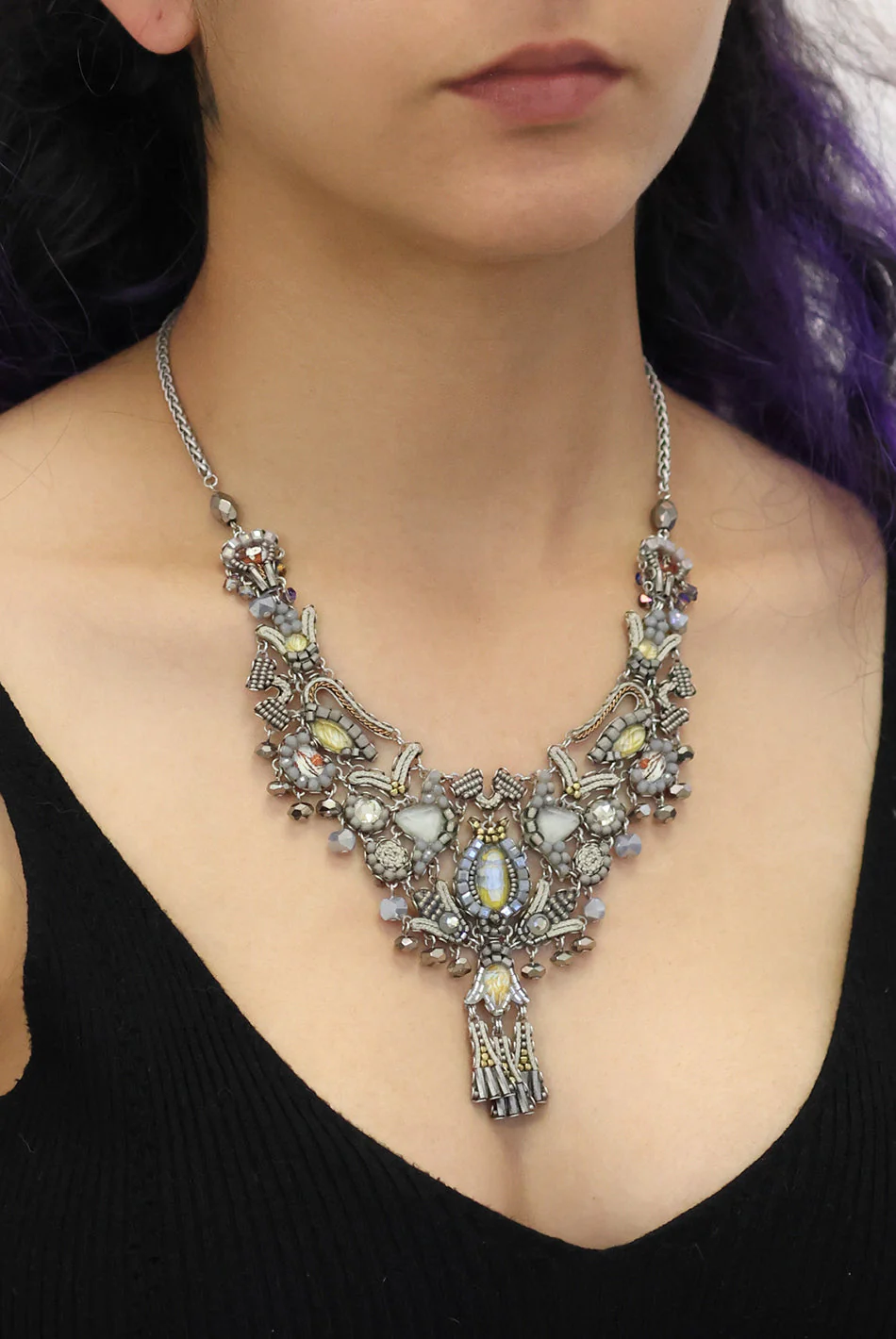 Ayala Bar Shivering Moonlight Set, Argent Necklace - Image 2