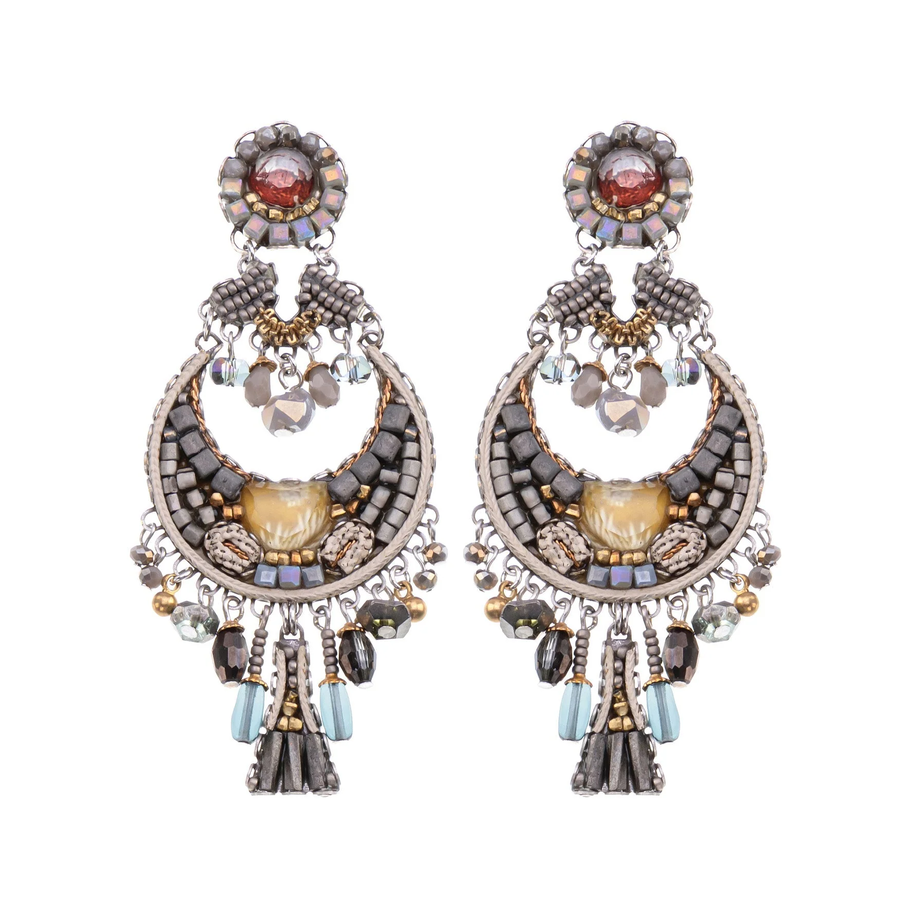 Ayala Bar Shivering Moonlight Set, Luster Earrings