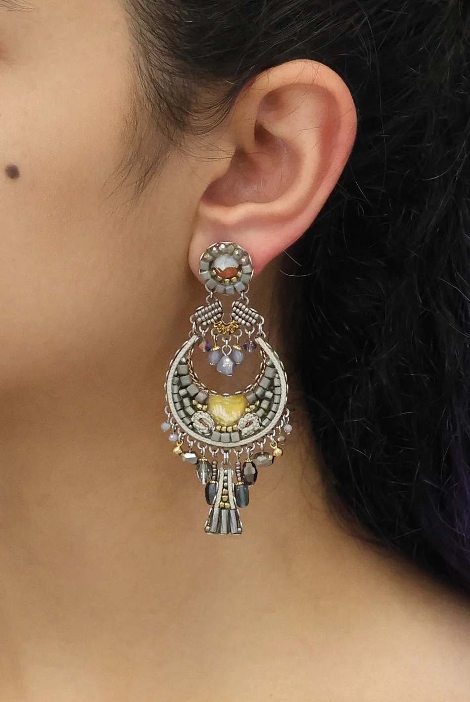 Ayala Bar Shivering Moonlight Set, Luster Earrings - Image 2