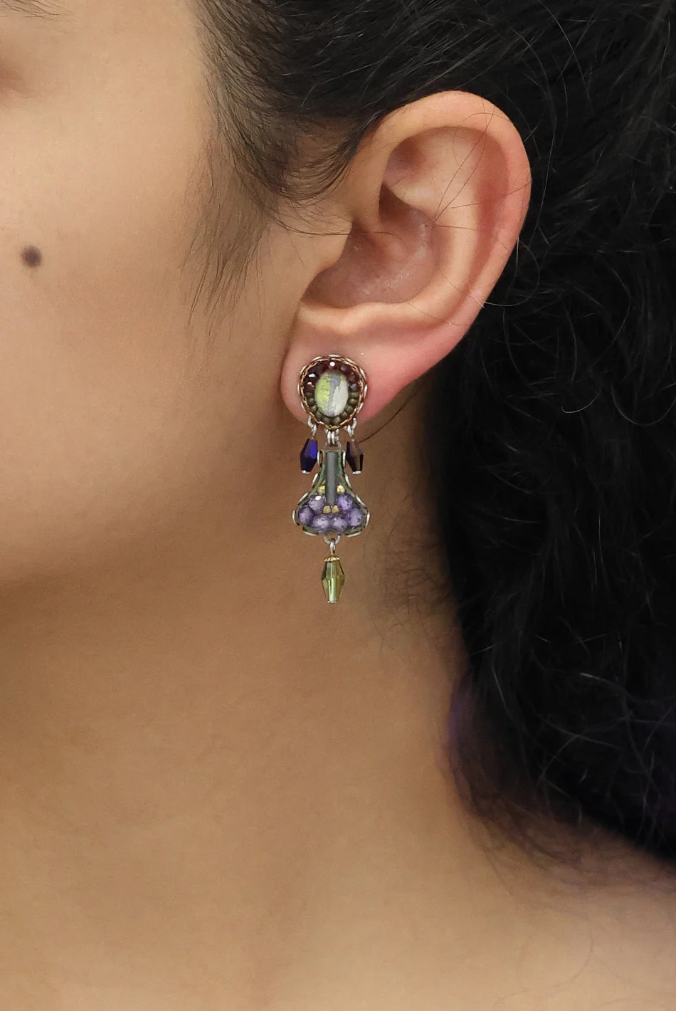 Ayala Bar Silent Shadows Set, Gothic Earrings - Image 2