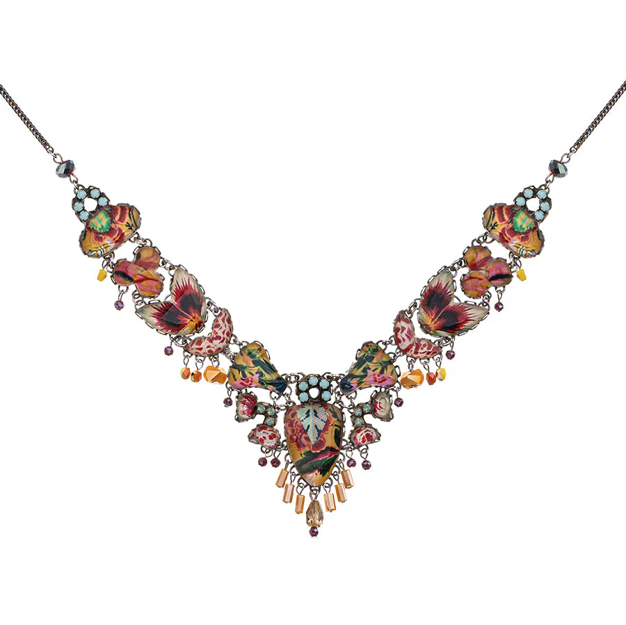Ayala Bar Sunflower Surprise Set, Colorful Glass Necklace, Meadow