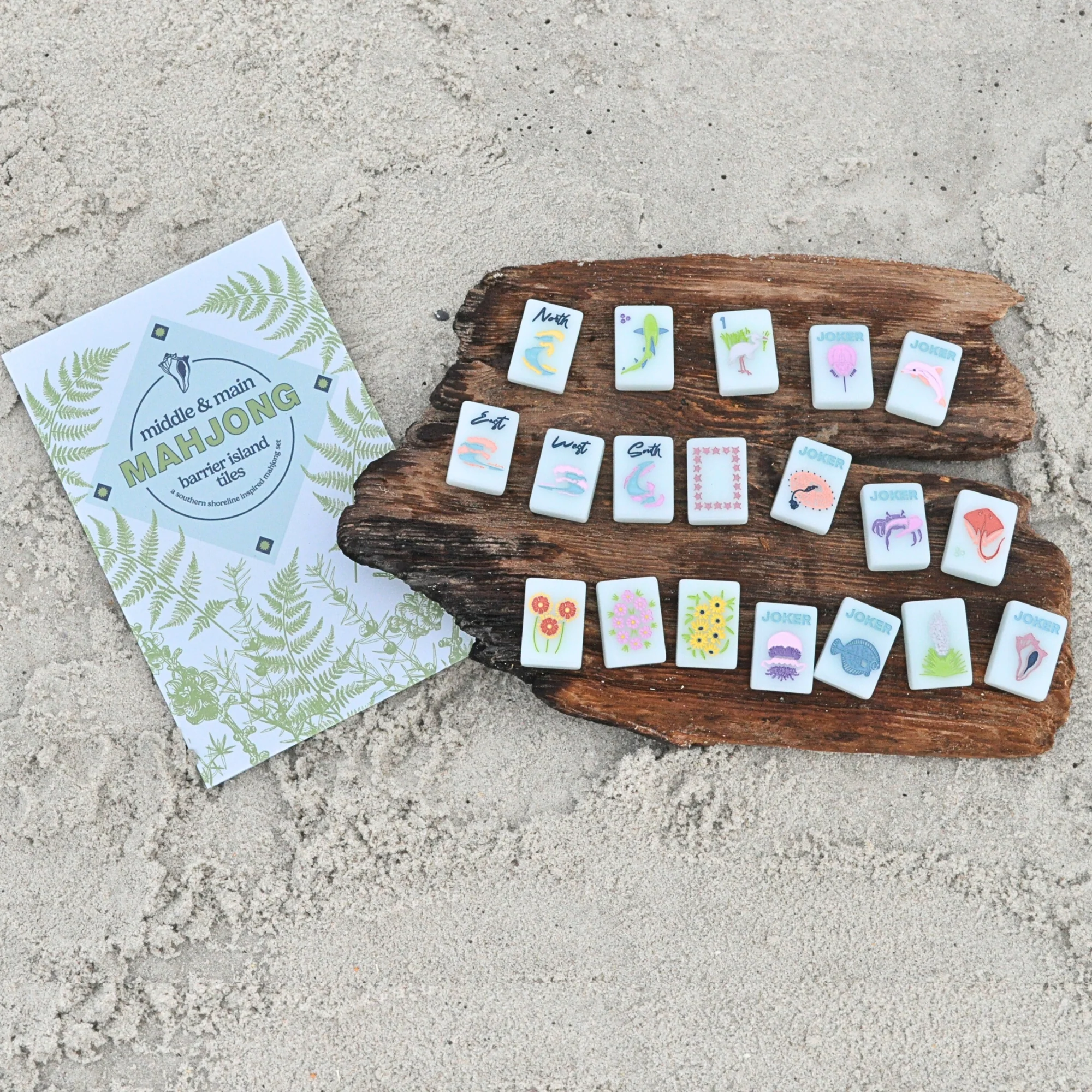 Barrier Island Tiles- A Southern Shoreline Inspired Mahjong Set - Image 4