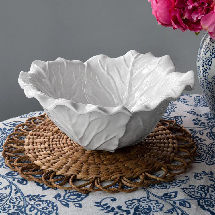 Beatriz Ball Vida Lettuce Bowl White Large - Image 2