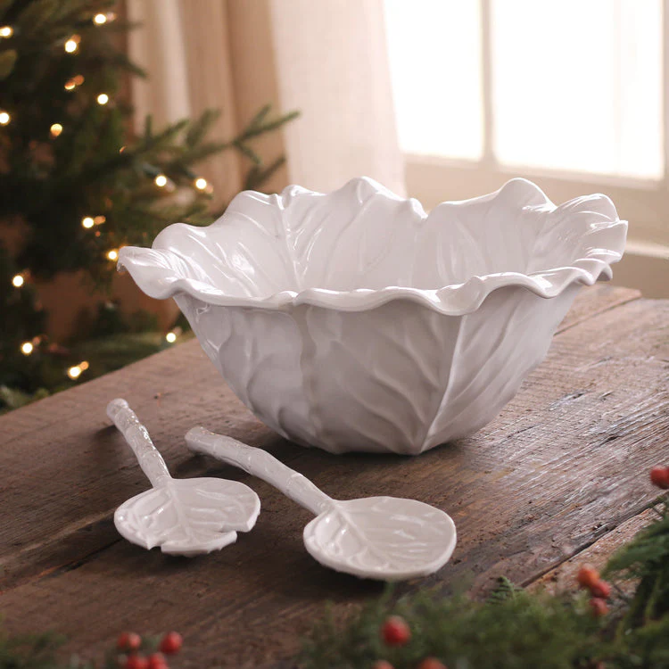 Beatriz Ball Vida Lettuce Bowl White Large - Image 4