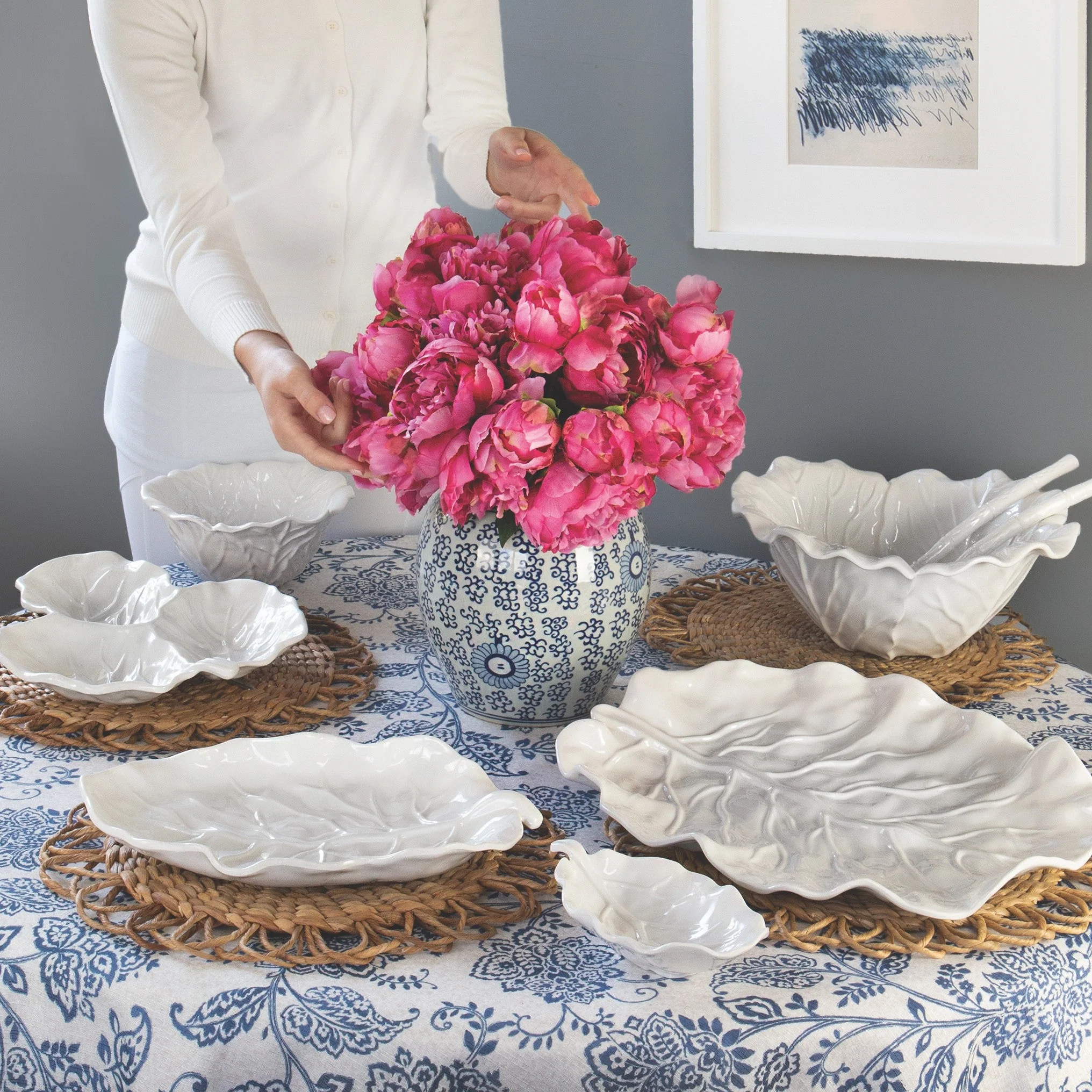 Beatriz Ball Vida Lettuce Bowl White Large - Image 6