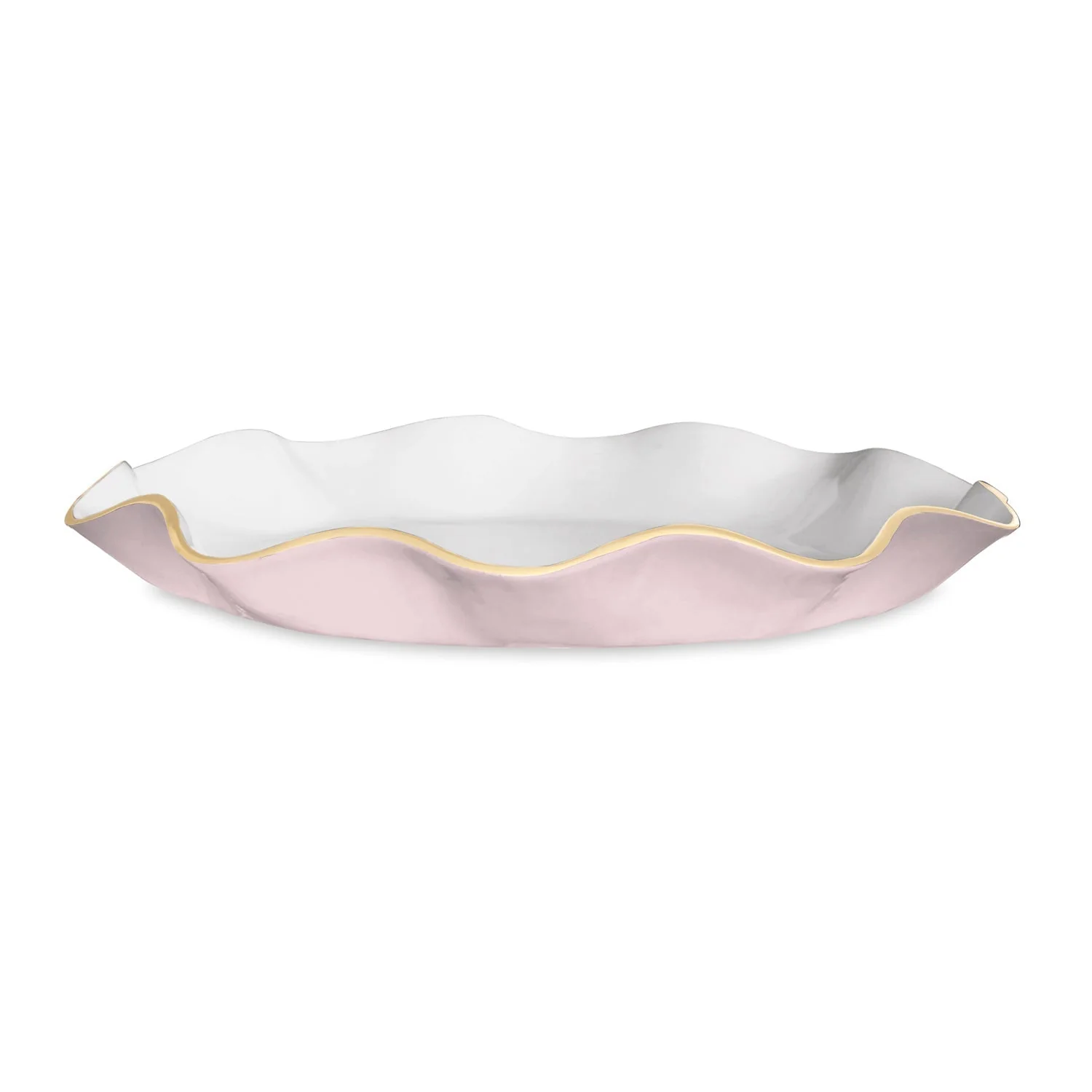 Beatriz Ball ENCANTO Carola Large Round Platter (Camellia and White)