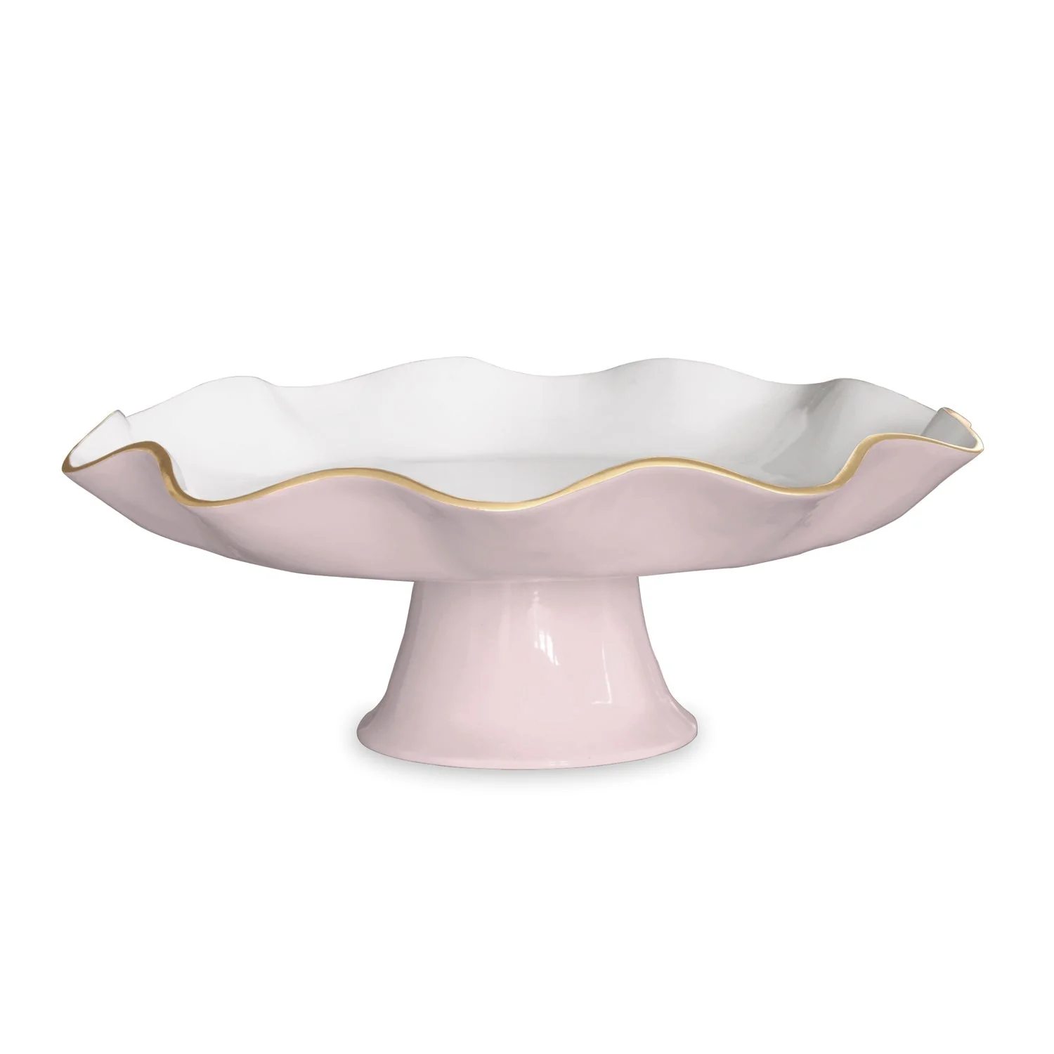 Beatriz Ball ENCANTO Carola Pedestal Cake Plate (Camellia and White) - Image 2