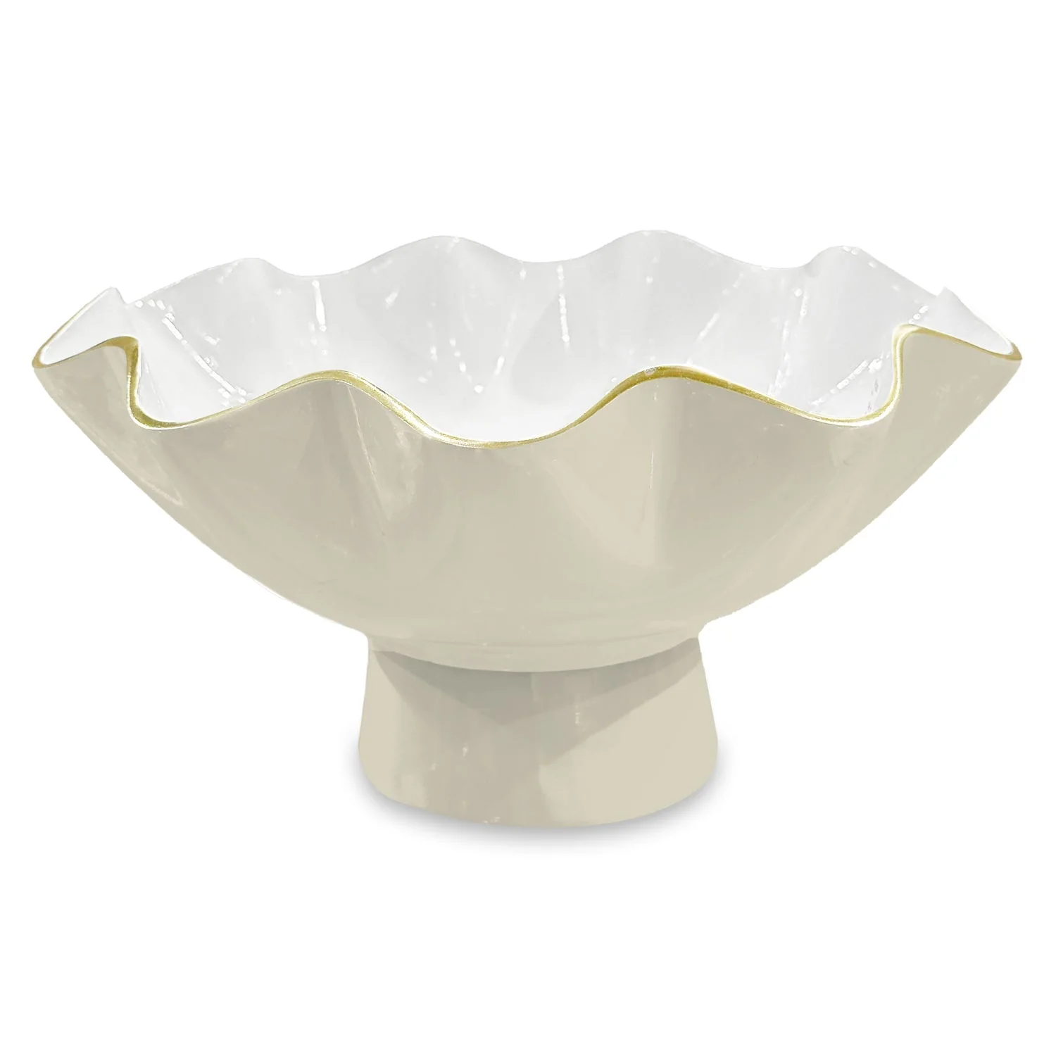 Beatriz Ball ENCANTO Carola Small Pedestal (Dove and White)