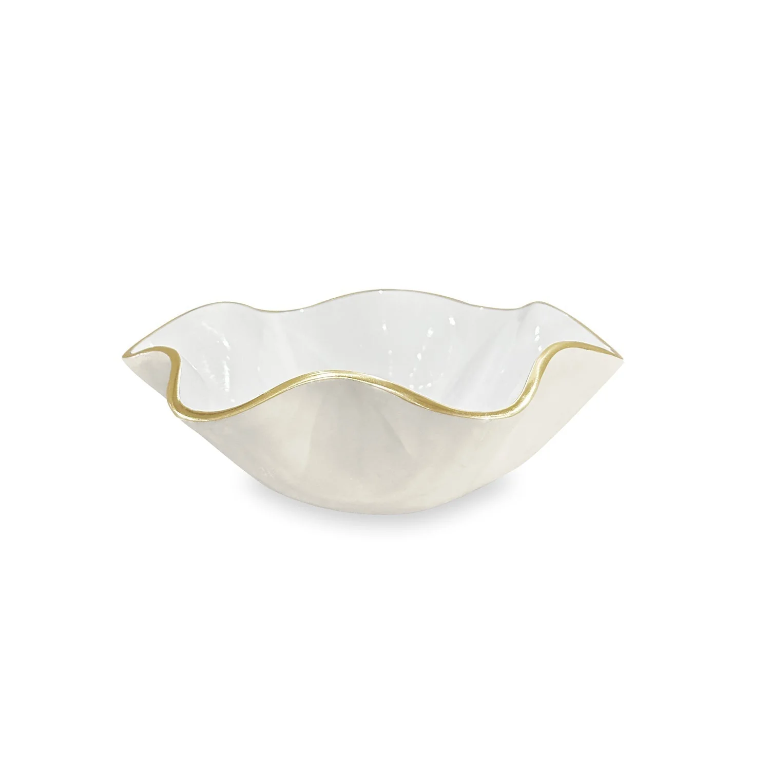 Beatriz Ball ENCANTO Carola  Small Round Bowl (Cream and White)