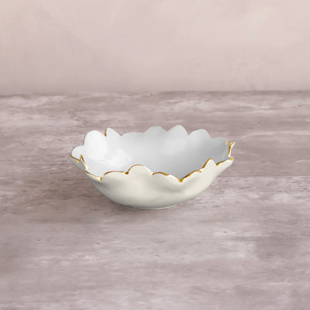Beatriz Ball ENCANTO Colette Mini Round Bowl (Cream and White)