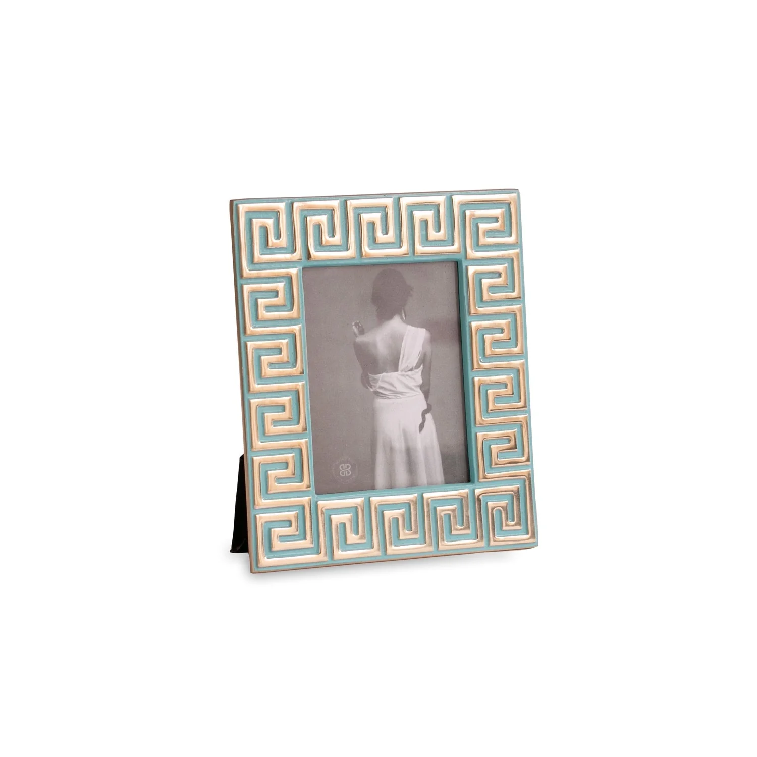 Beatriz Ball ENCANTO Greek Key Frame 5 x 7 (Turquoise)