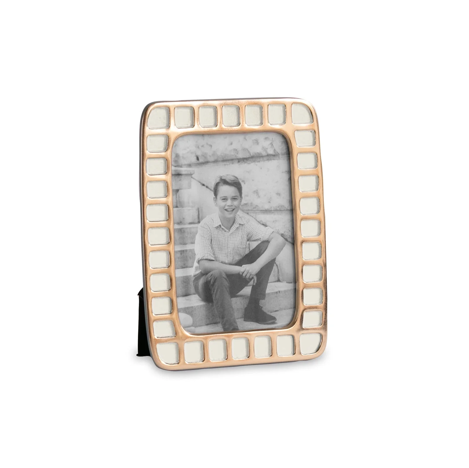 Beatriz Ball ENCANTO Mosaic Frame 4"x 6" (Cream)