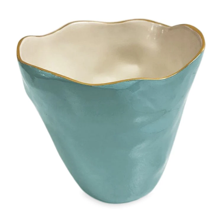 Beatriz Ball ENCANTO Soho Large Ice Bucket (Turquoise and Cream)