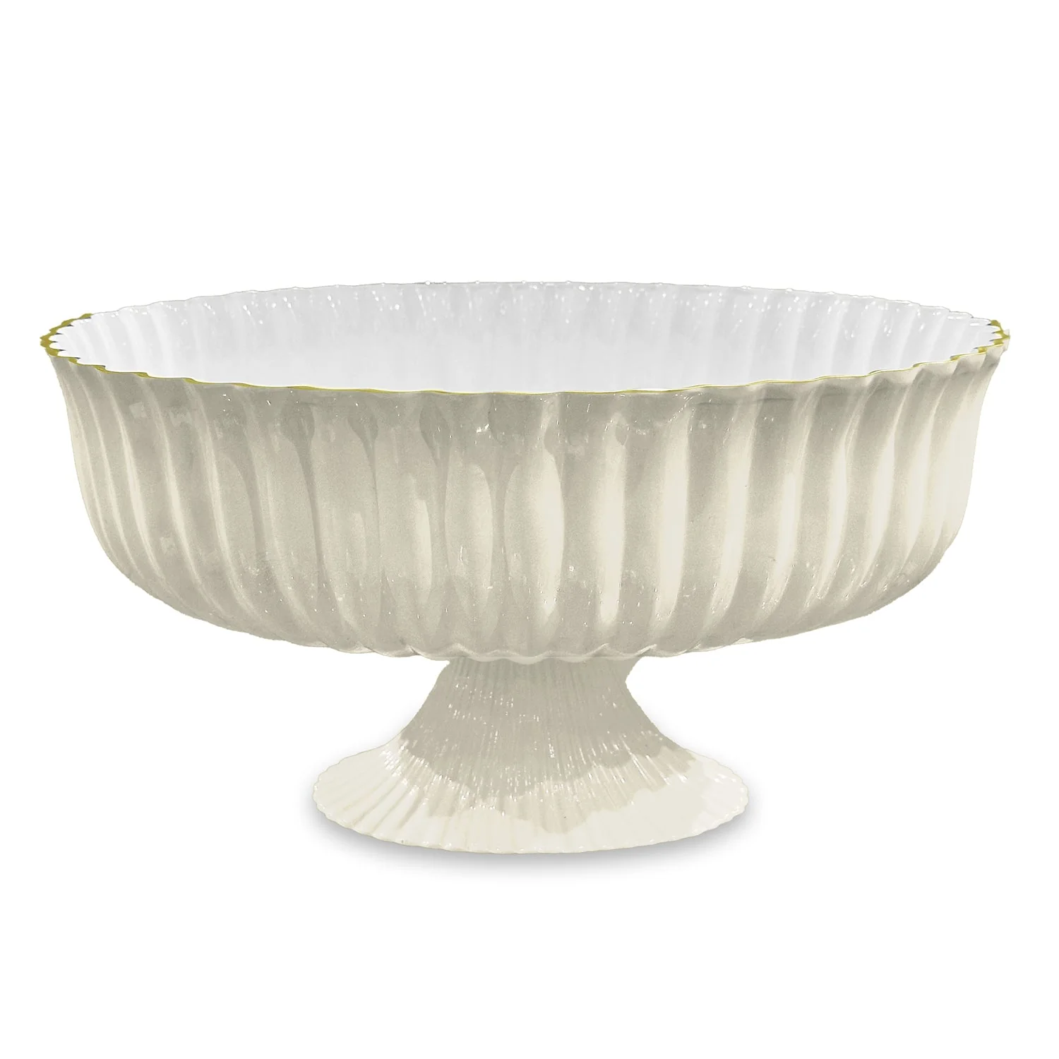 Beatriz Ball ENCANTO Vienna Large Centerpiece/Punchbowl (Cream and White)