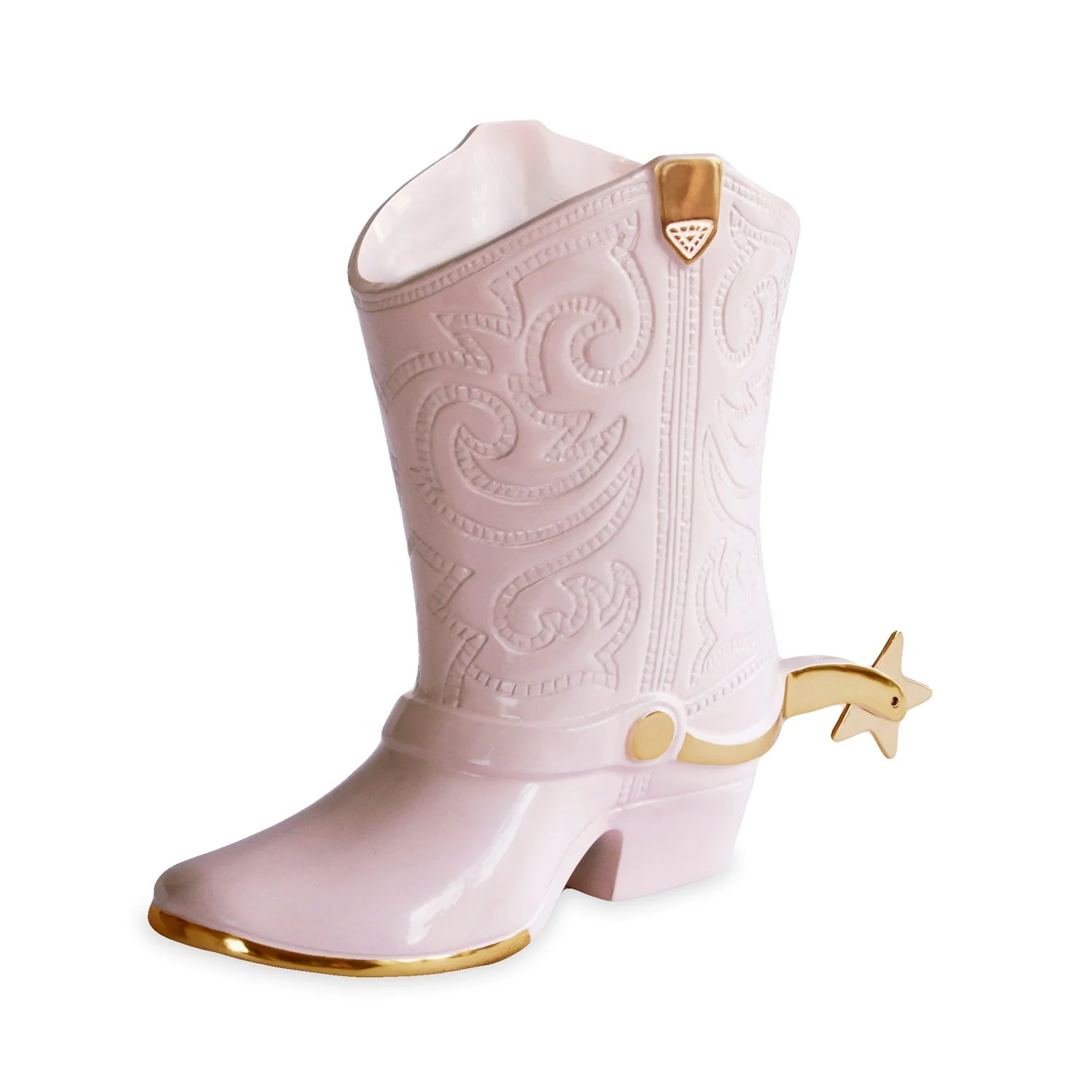 Beatriz Ball ENCANTO Western Cowboy Boot Wine Bucket (Camellia)