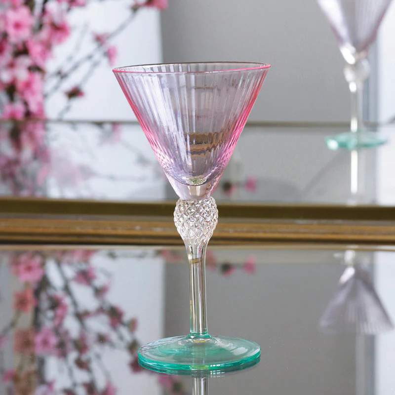 Beatriz Ball GLASS Aquarelle Martini Set of 4 (Multi)