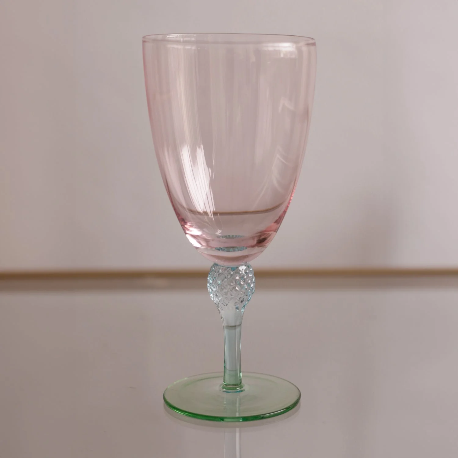 Beatriz Ball GLASS Aquarelle Wine (or All Purpose) Glass Set of 4 (Multi)