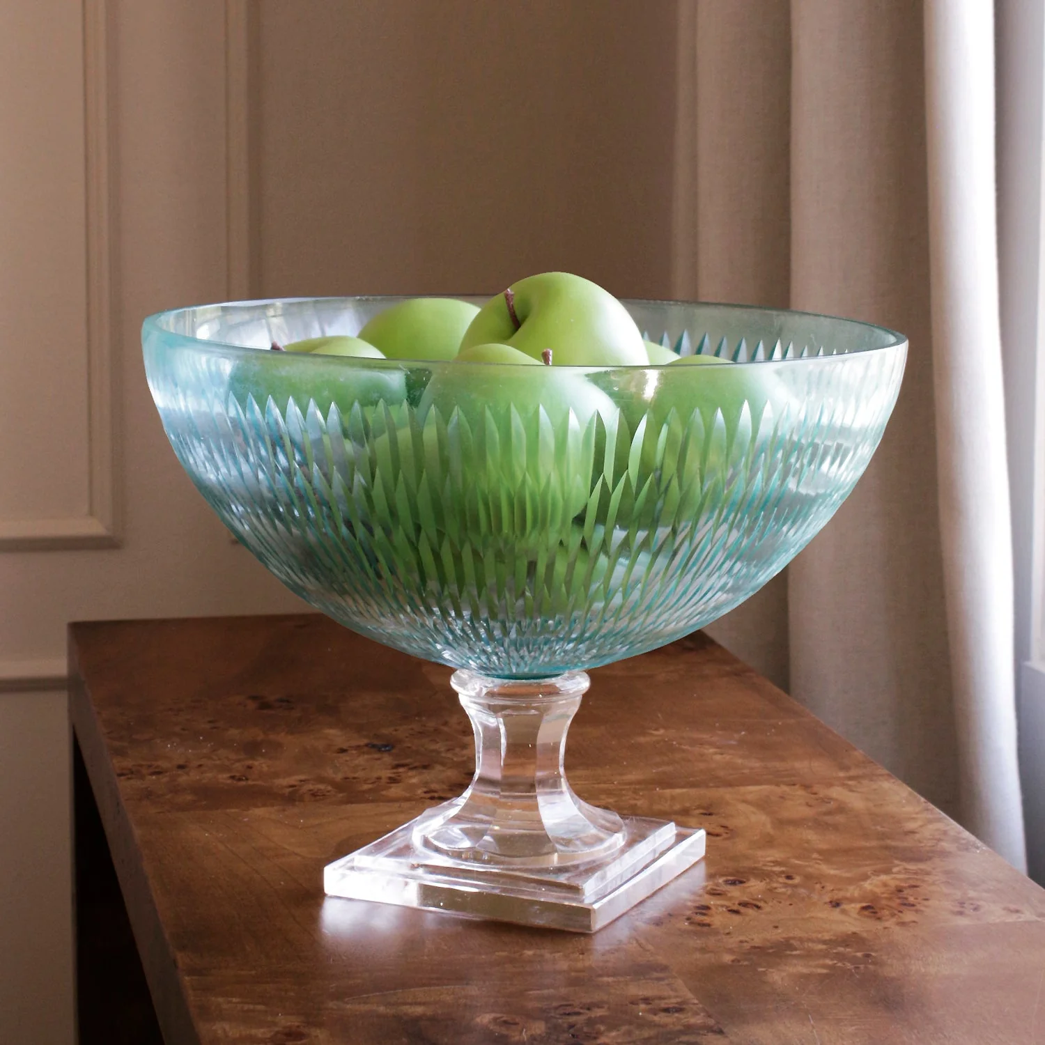 Beatriz Ball GLASS Eclat Centerpiece Pale Blue & Clear - Image 5