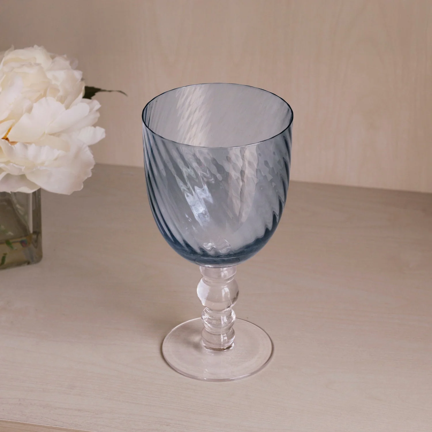 Beatriz Ball GLASS French Swirl All Purpose Set of 4 (Blue) - Image 2
