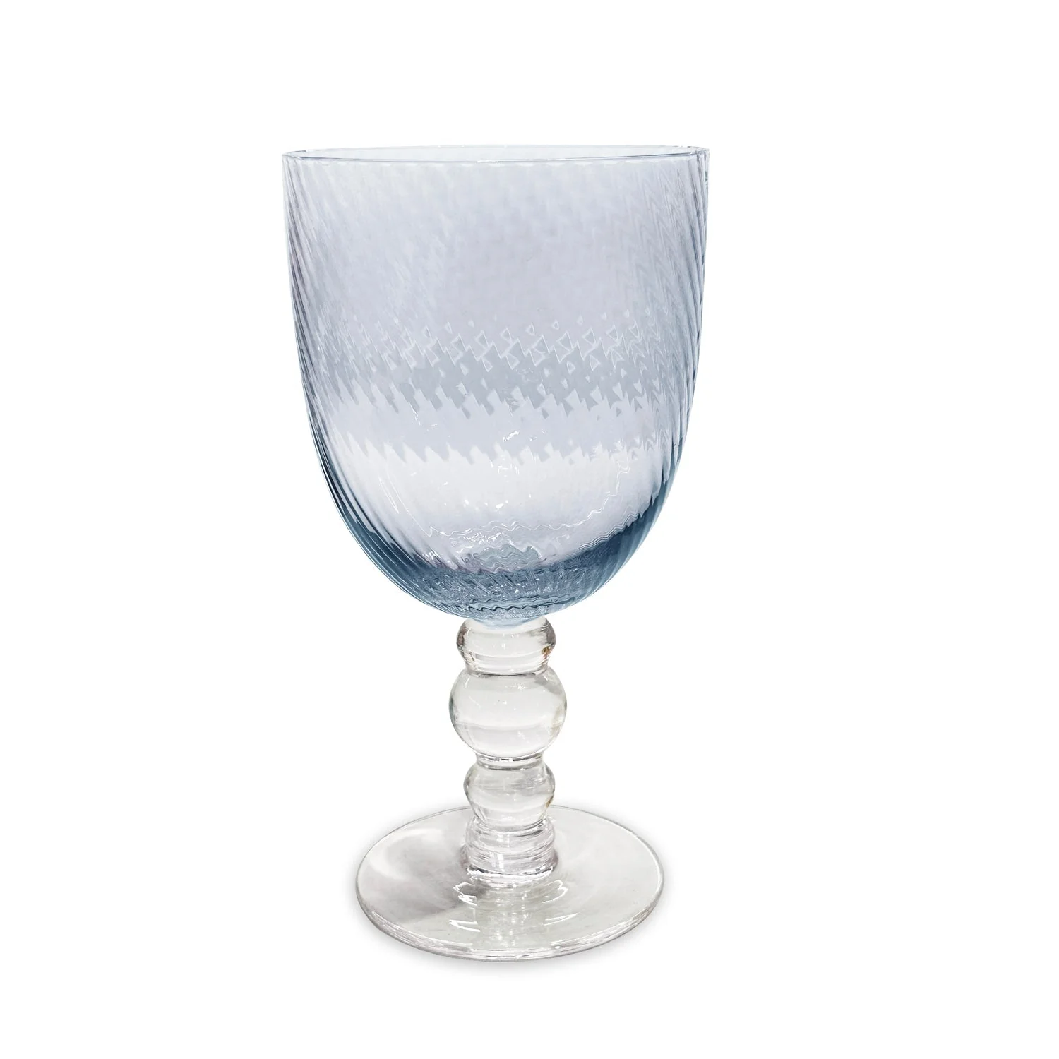 Beatriz Ball GLASS French Swirl All Purpose Set of 4 (Blue) - Image 6