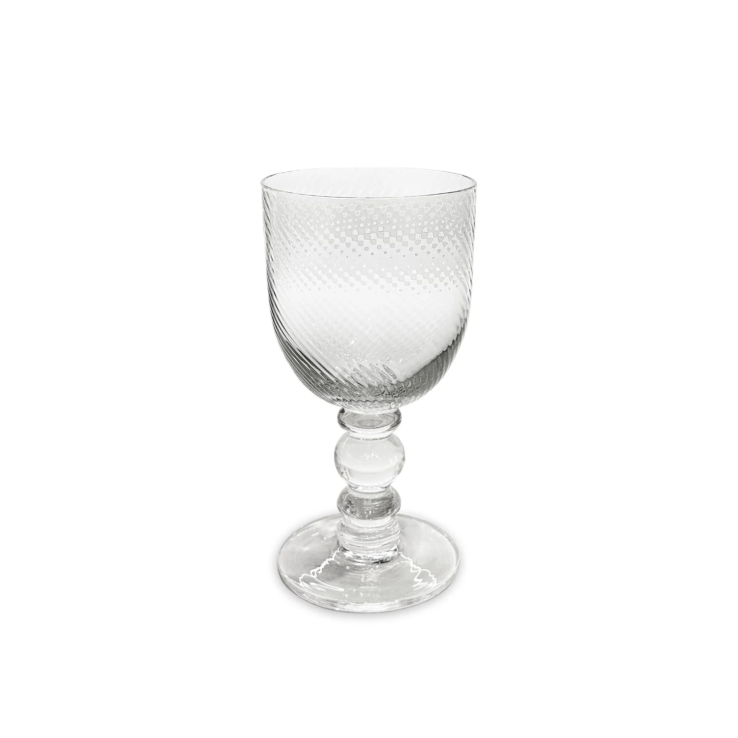 Beatriz Ball GLASS French Swirl Wine Set of 4 (Clear)