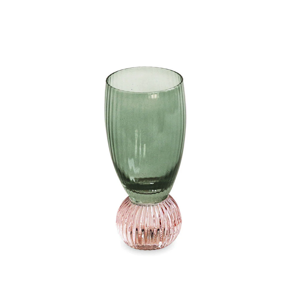 Beatriz Ball GLASS Venice Shot Glass Set of 4 (Green and Lavender) - Image 2