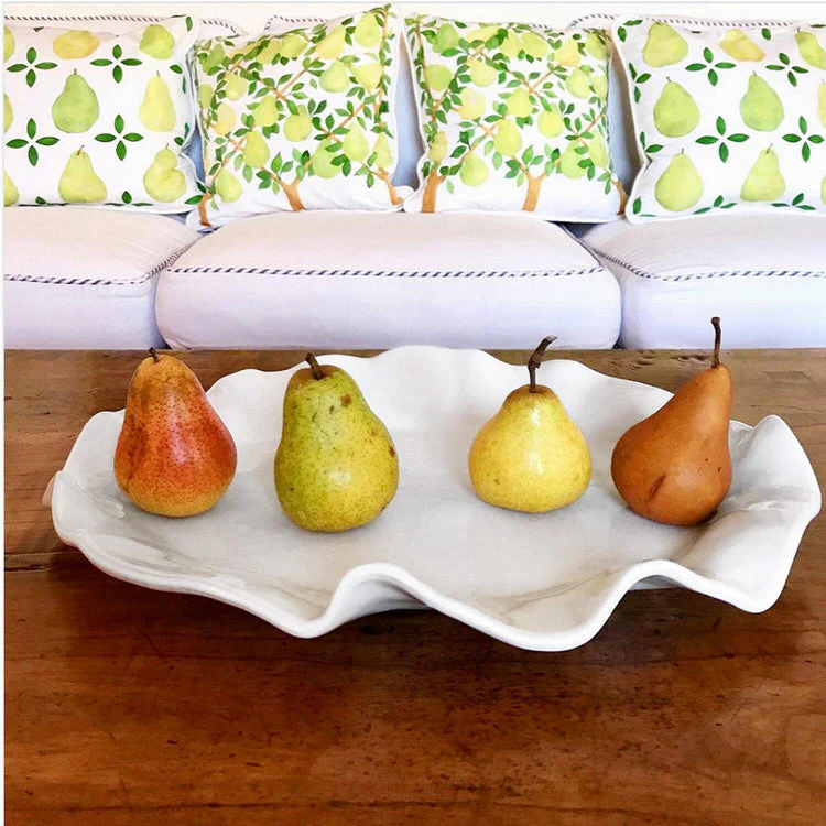 Beatriz Ball Vida Melamine Havana Oval Platter White - Image 2