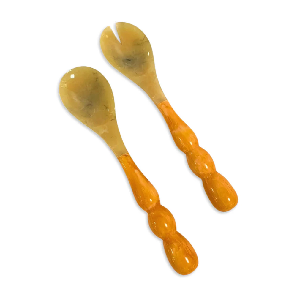 Beatriz Ball RESIN Rio Bubble Salad Servers(Orange) - Image 2