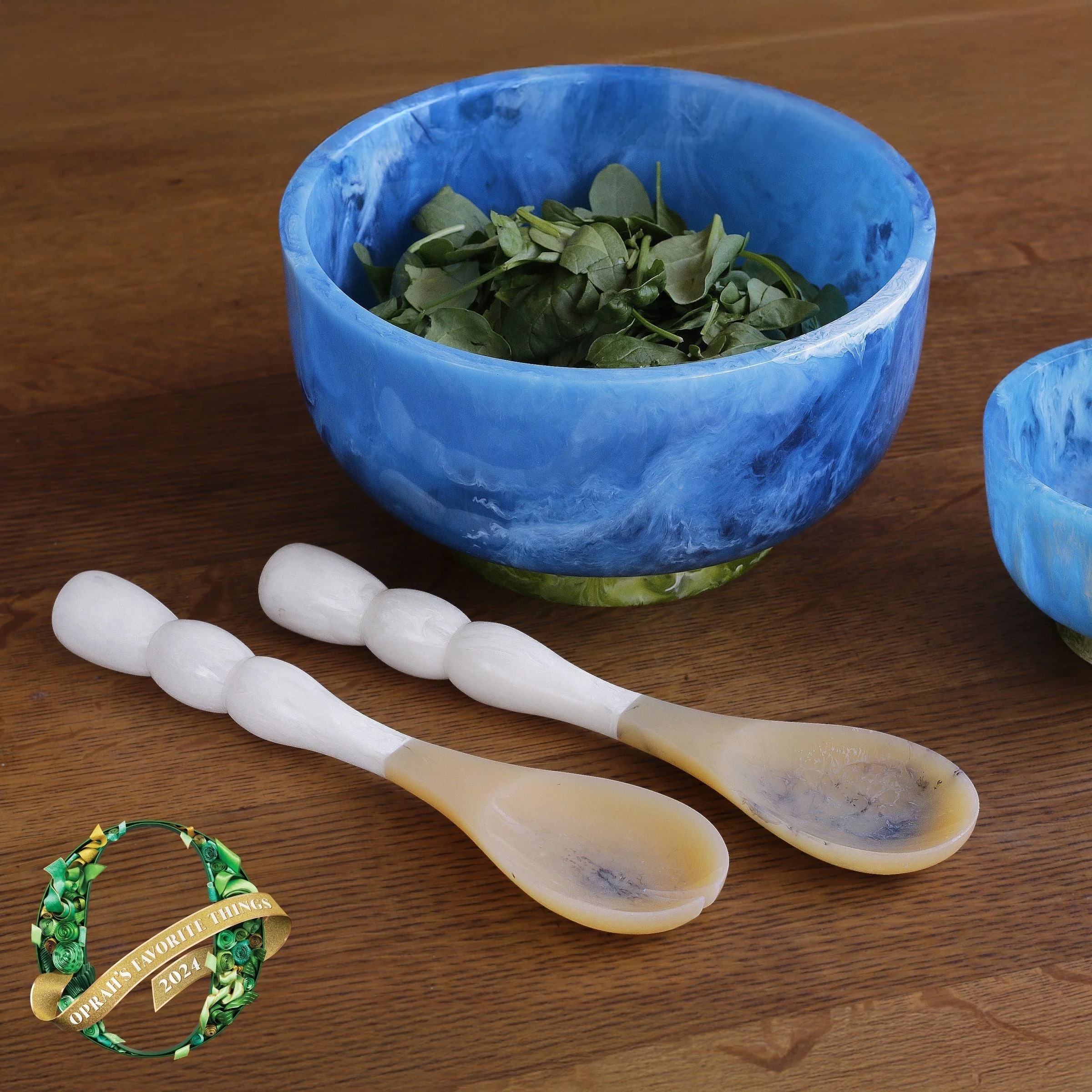 Beatriz Ball RESIN Rio Bubble Salad Servers (White) - Image 9