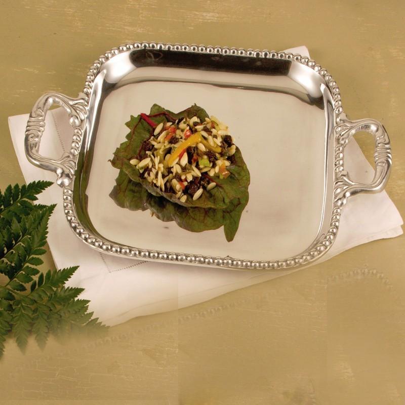 Beatriz Ball Pearl Square Tray (Md) - Image 3