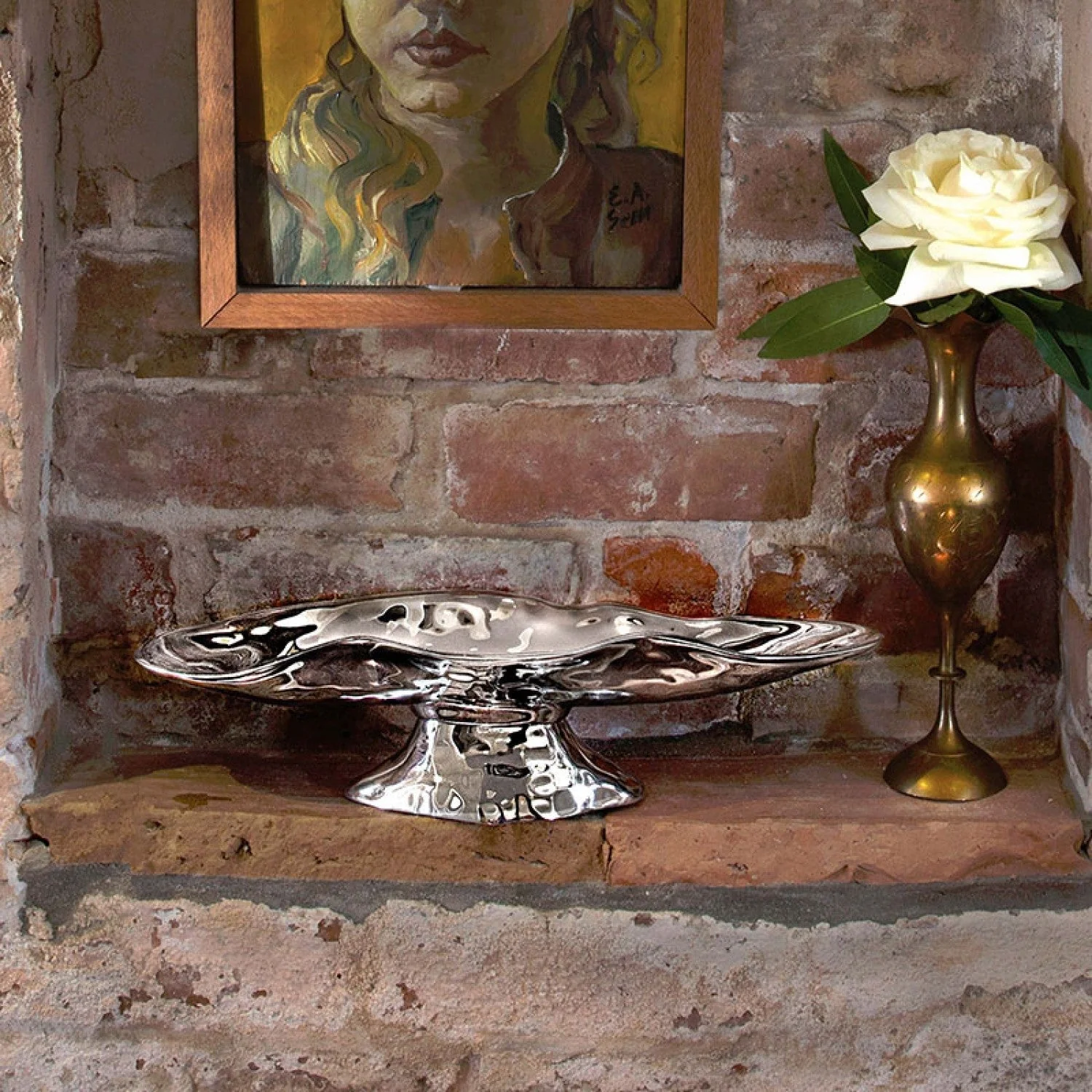 Beatriz Ball PEDESTAL Soho Small Oval Cracker Tray