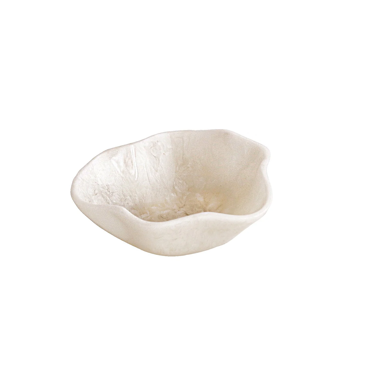 Beatriz Ball RESIN Alabaster Mini Bowl White Swirl - Image 2