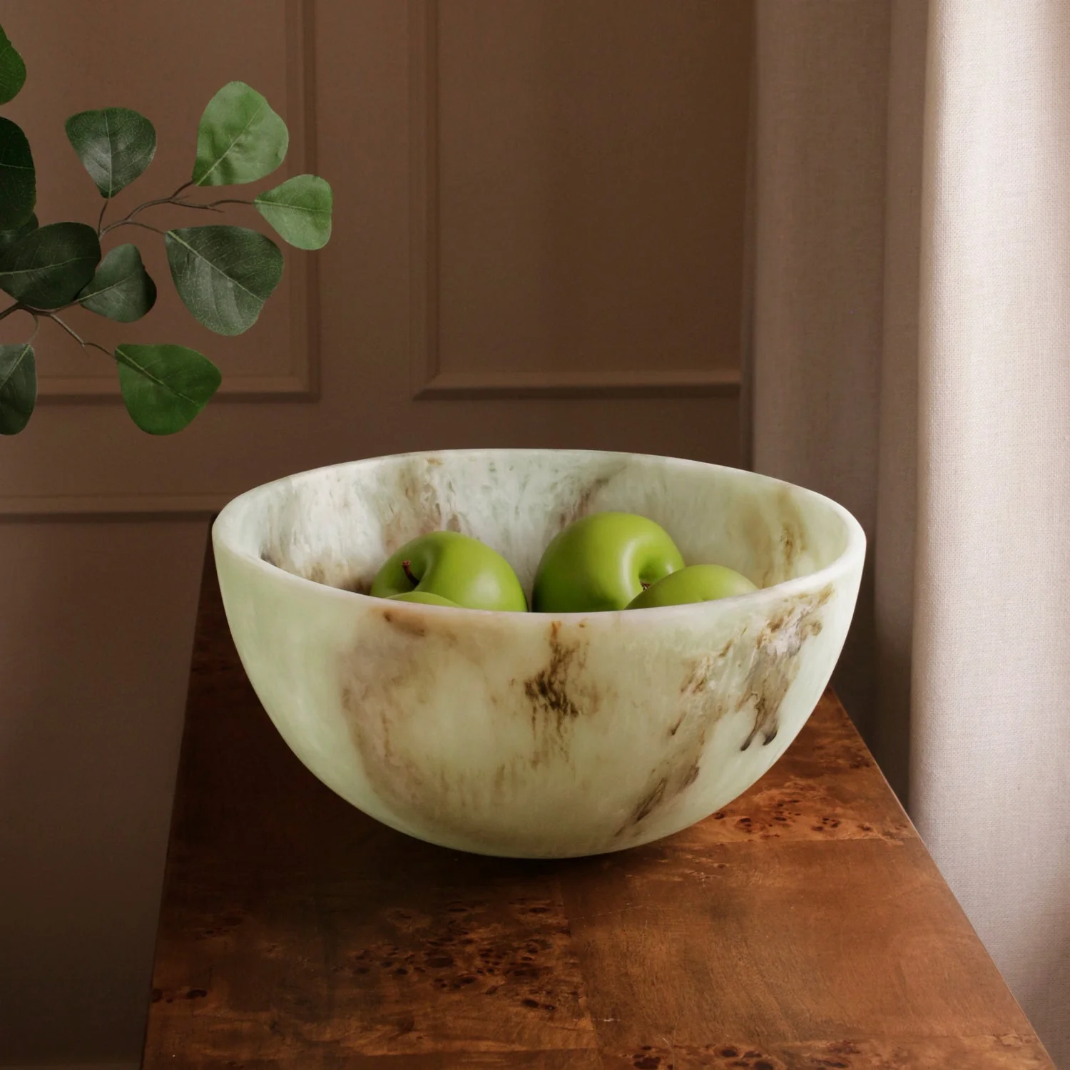Beatriz Ball RESIN Giada Large Bowl Jade Swirl - Image 3
