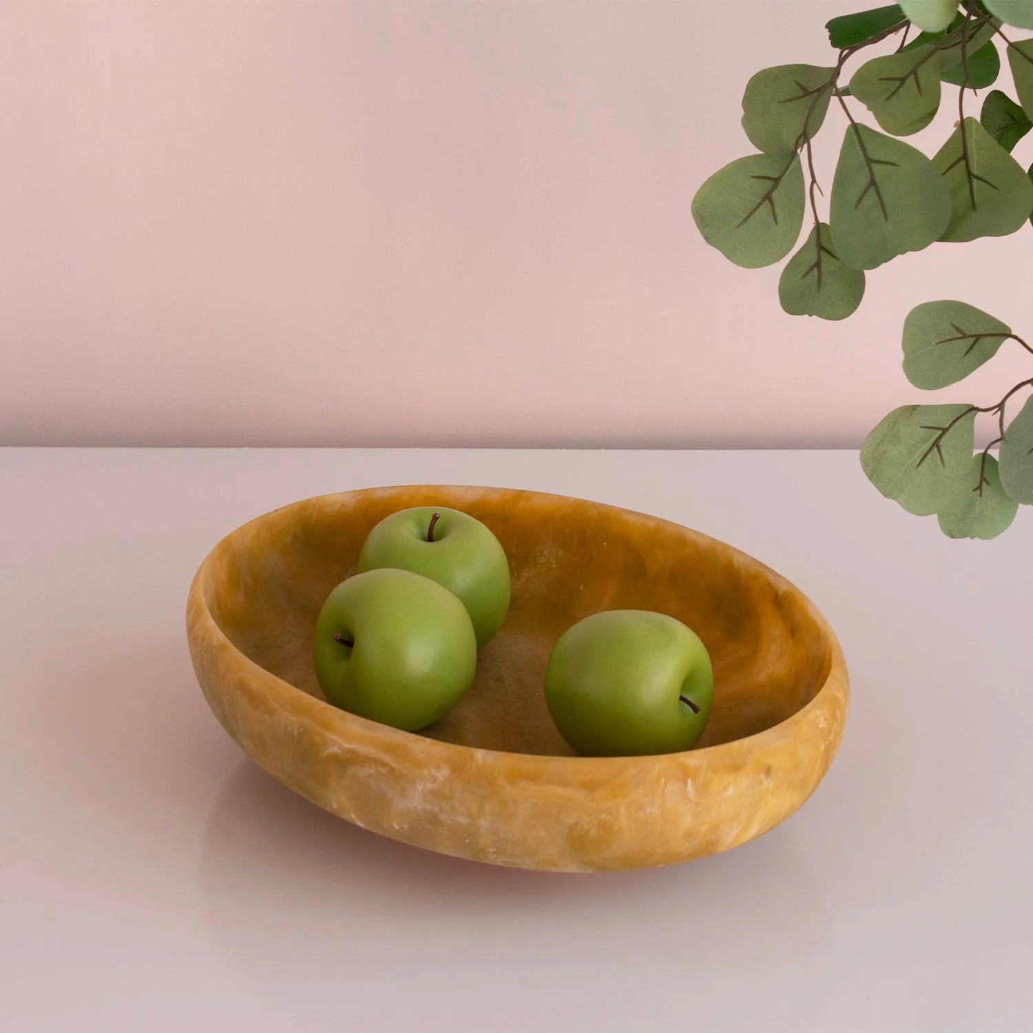 Beatriz Ball RESIN Sorbert Large Oval Bowl Matcha - Image 4