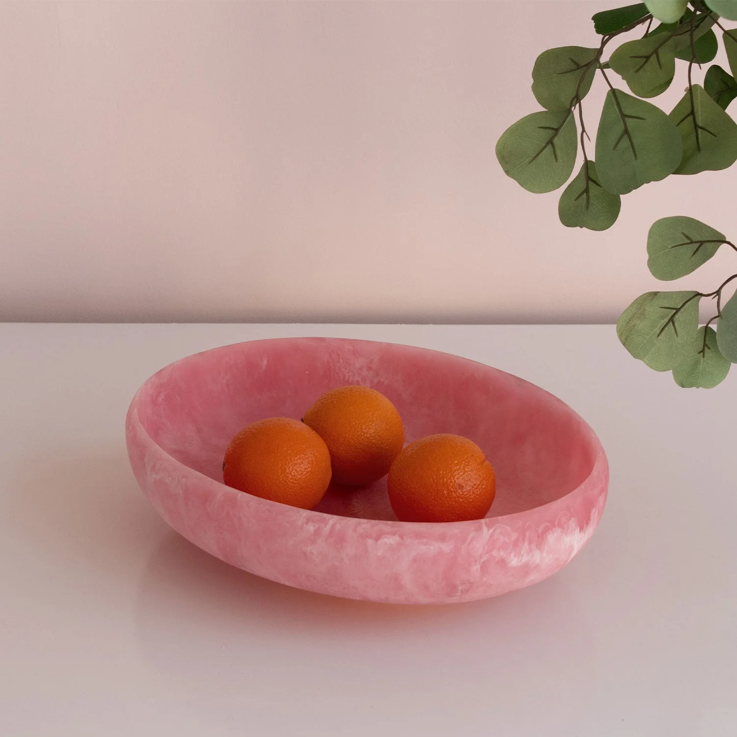 Beatriz Ball RESIN Sorbet Large Oval Bowl Raspberry - Image 3