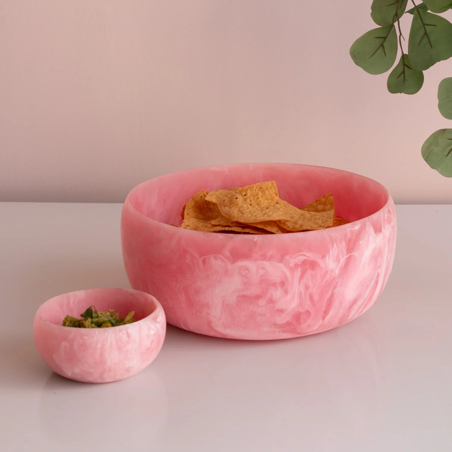 Beatriz Ball RESIN Sorbet Large Round Bowl Raspberry - Image 6