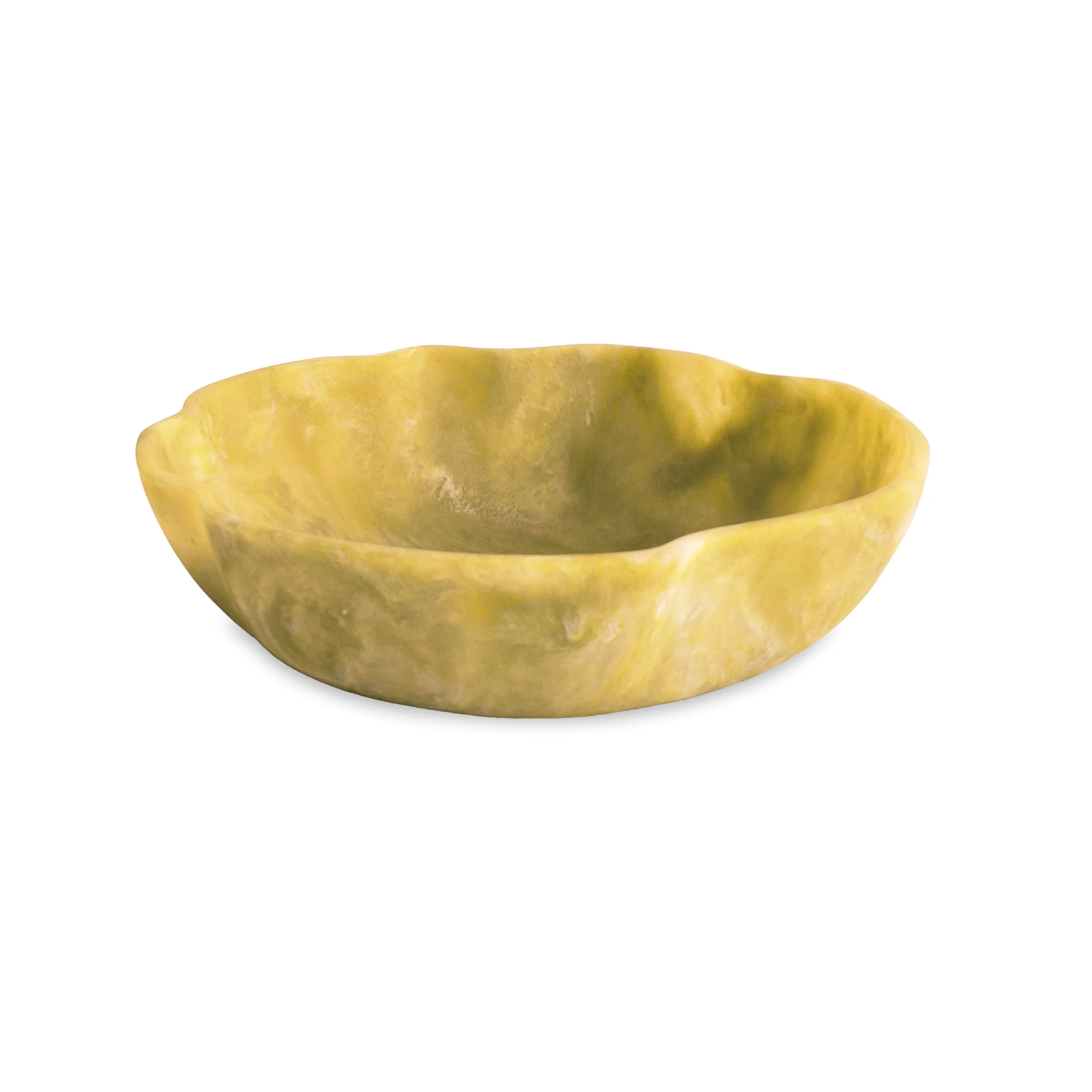 Beatriz Ball RESIN Sorbet Large Wavy Round Bowl Matcha