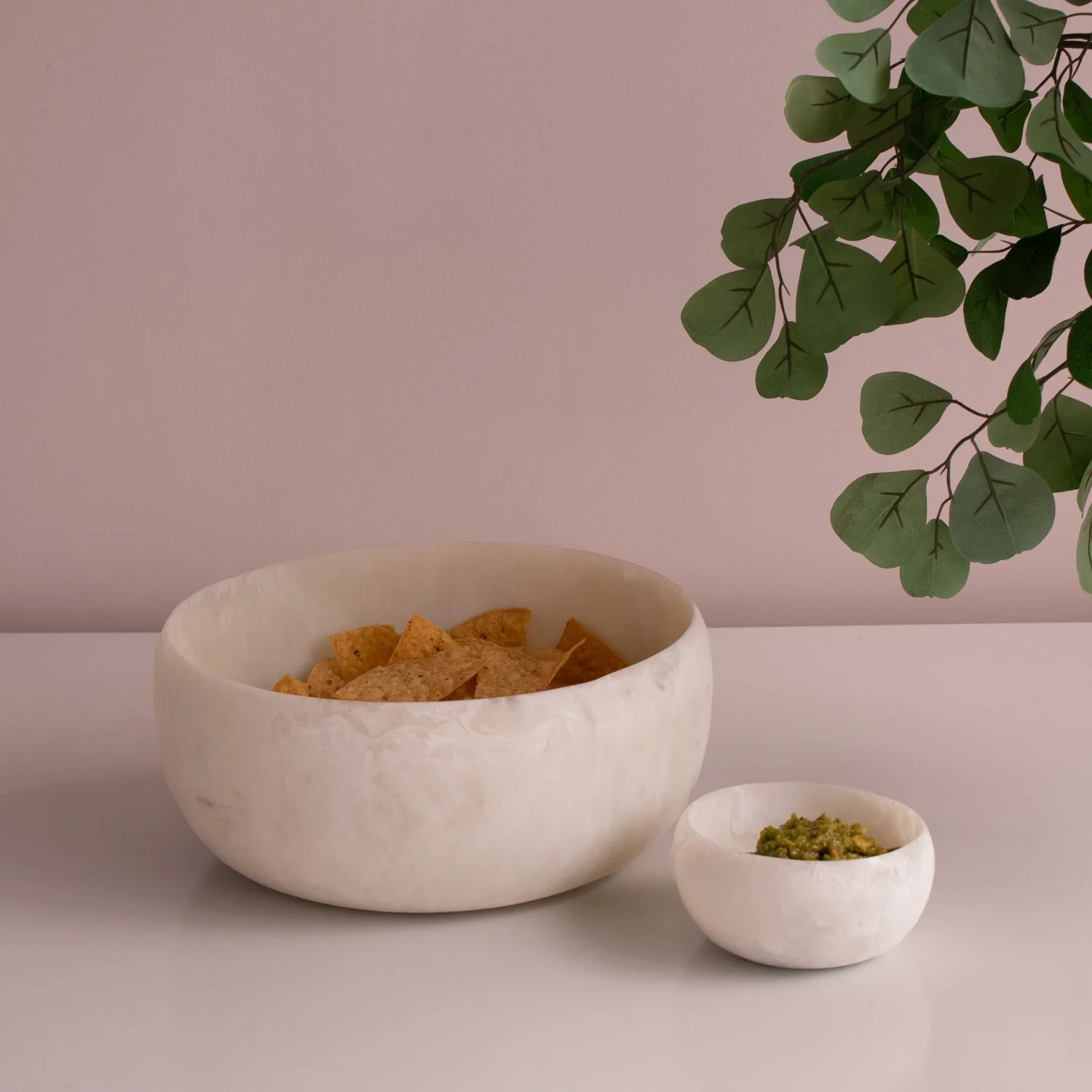 Beatriz Ball RESIN Sorbet Mini Round Bowl  Coconut - Image 3