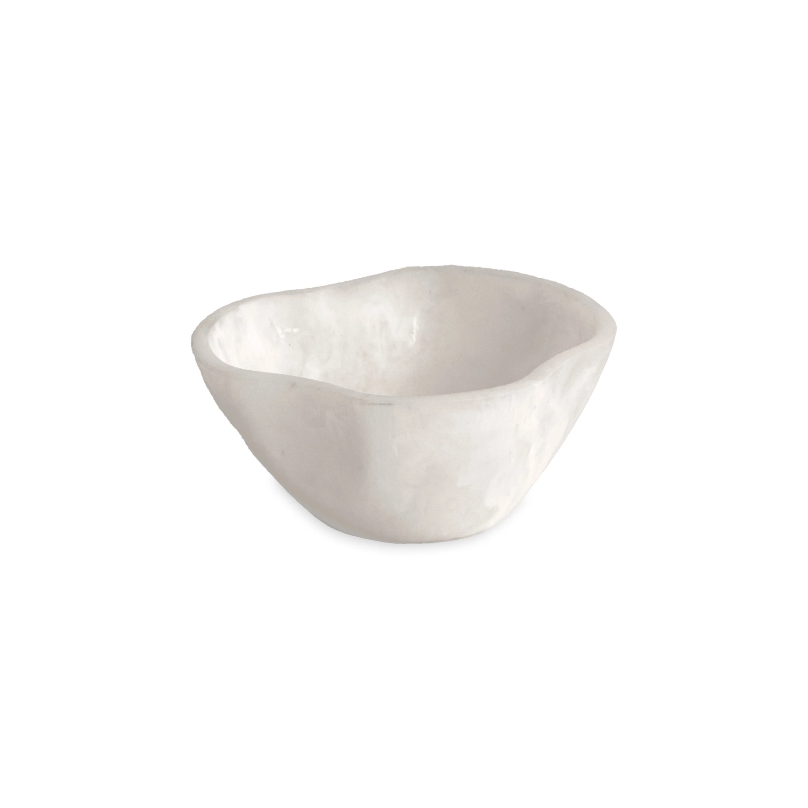 Beatriz Ball RESIN Sorbet Mini Wavy Round Bowl Coconut