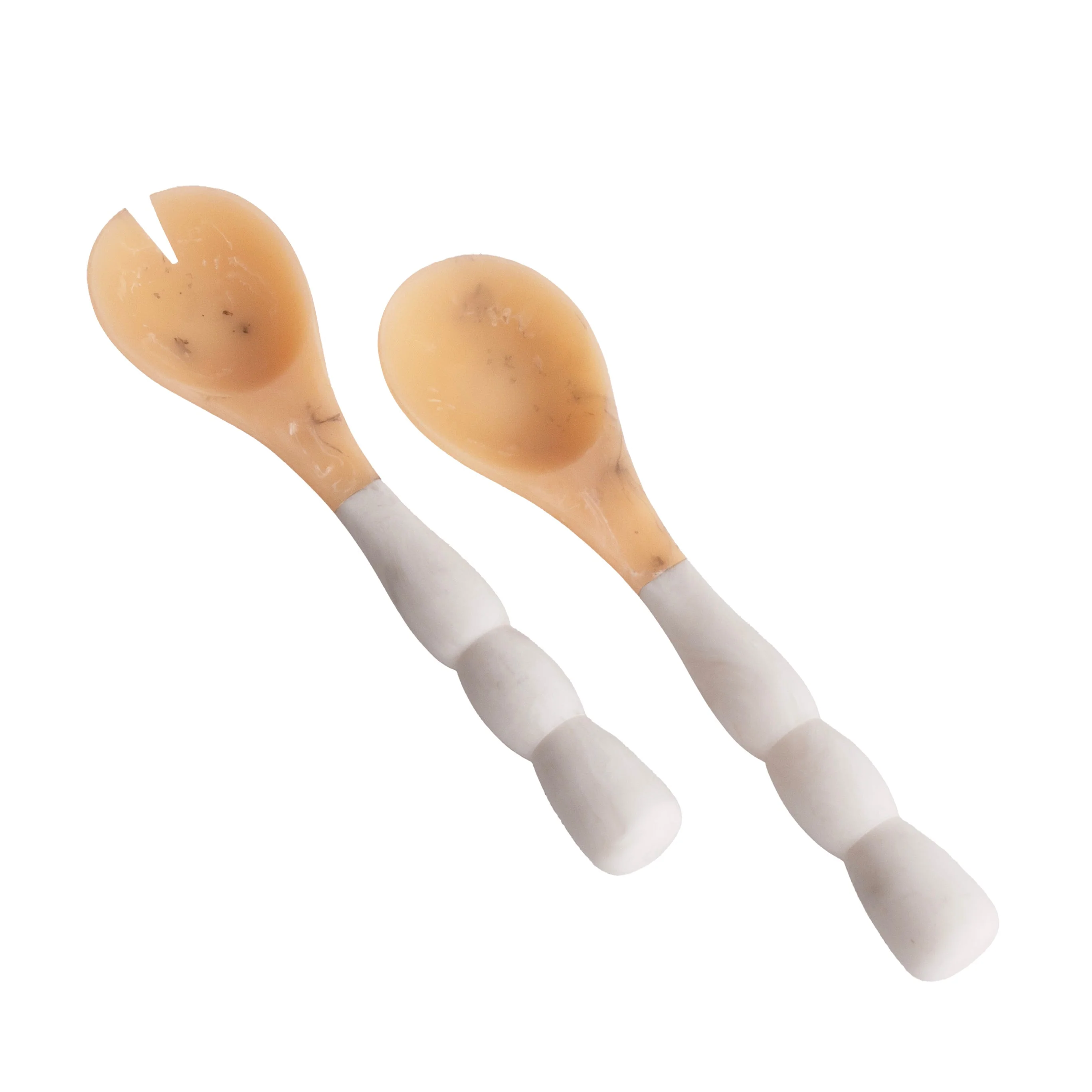 Beatriz Ball RESIN Sorbet Salad Servers  Coconut