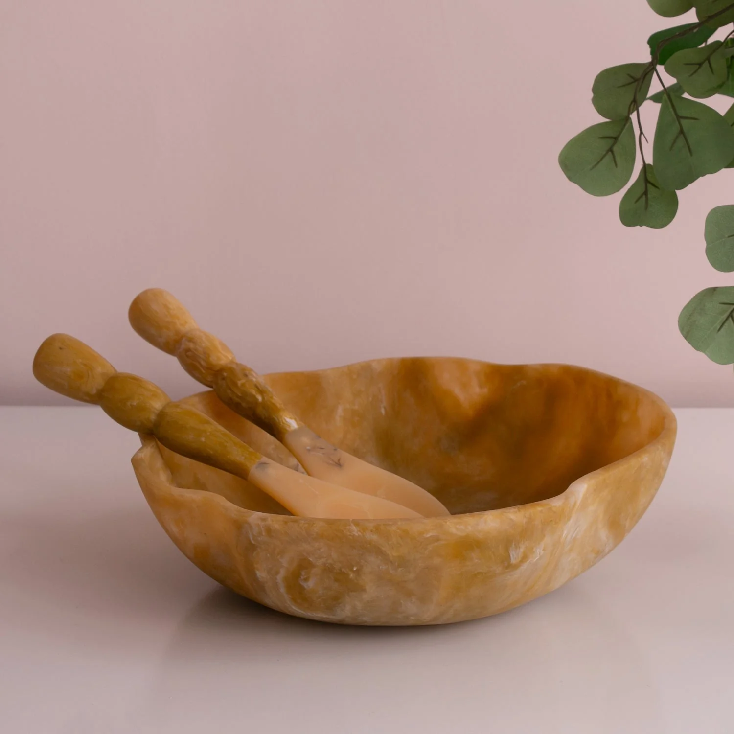 Beatriz Ball RESIN Sorbet Salad Servers Matcha - Image 2