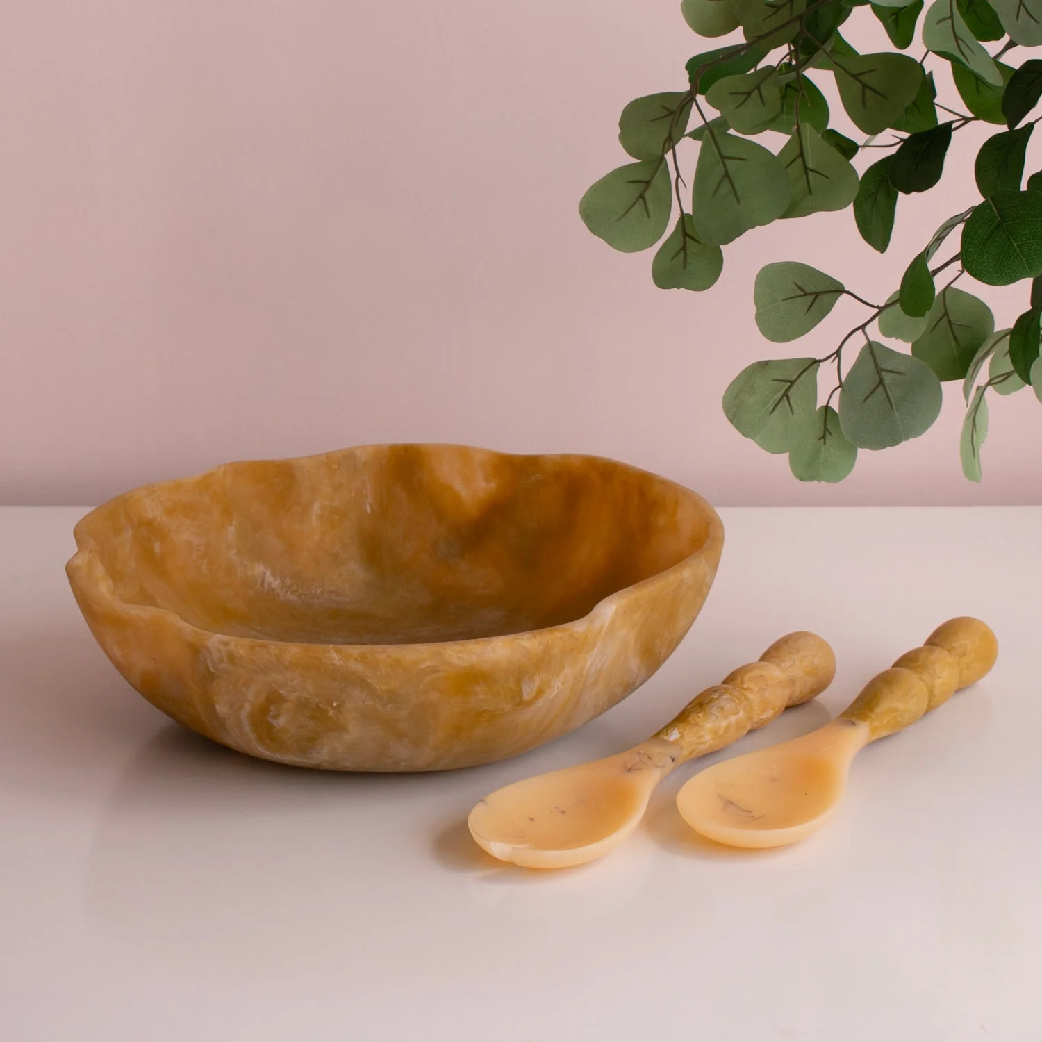 Beatriz Ball RESIN Sorbet Salad Servers Matcha - Image 3
