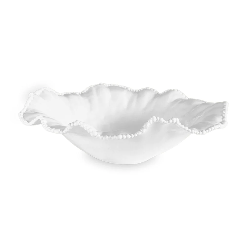 Beatriz Ball VIDA Alegria Extra Large Round Centerpiece (White)