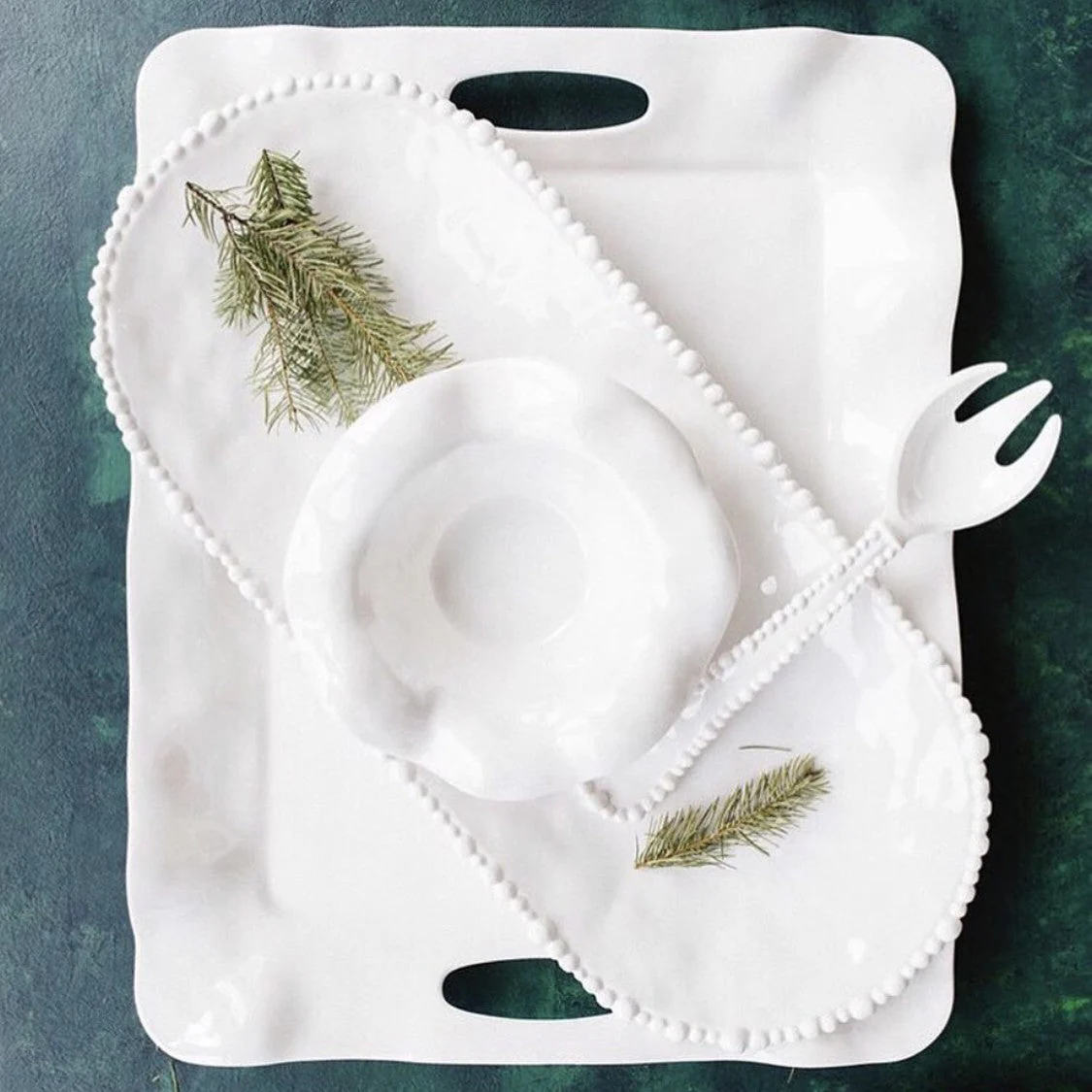 Beatriz Ball Vida Alegria Ovl Tray White - Image 2
