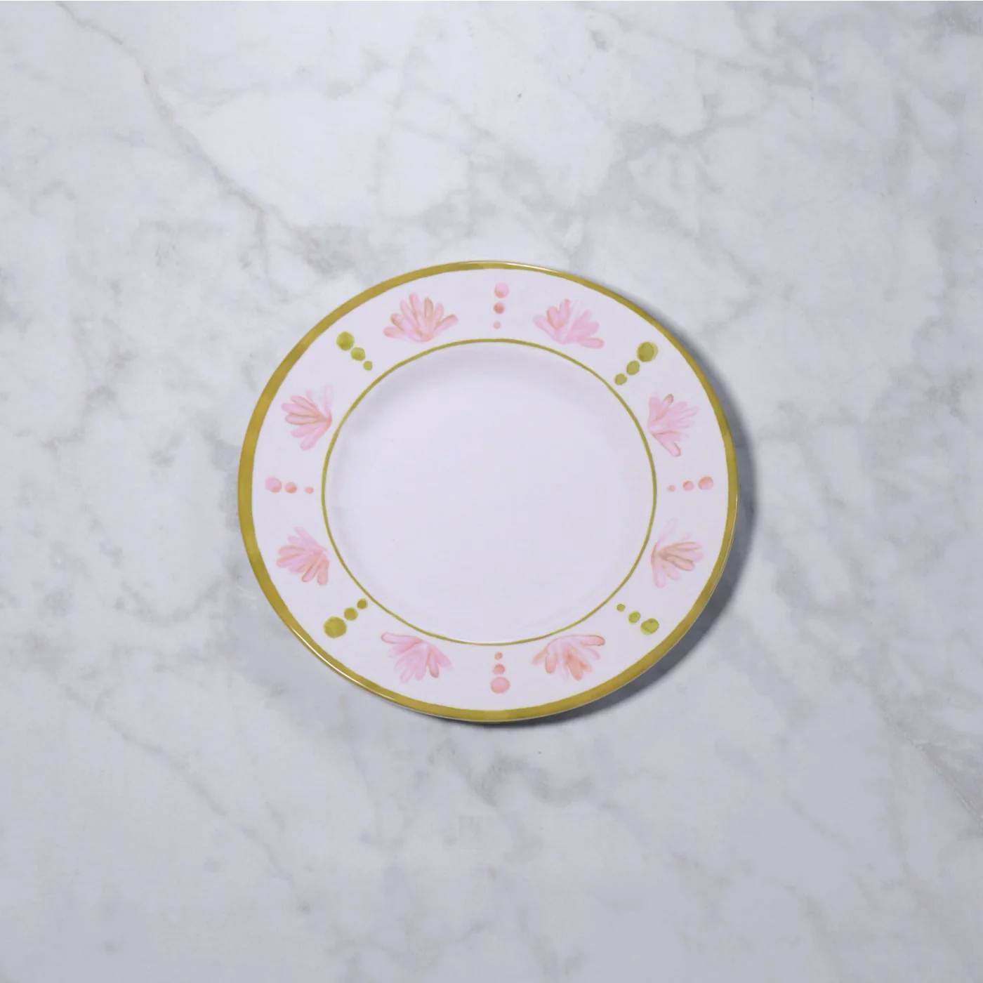 Beatriz Ball Vida Athena Dinner Plate 11" Set of 4 (Pink and Green)