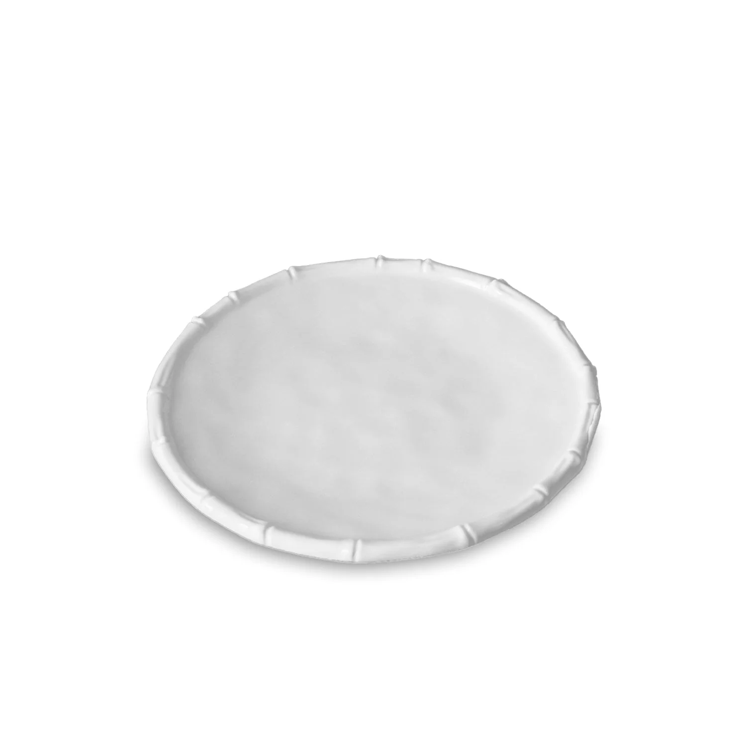 Beatriz Ball VIDA Bamboo 9" Salad Plate Set of 4 (White) - Image 4