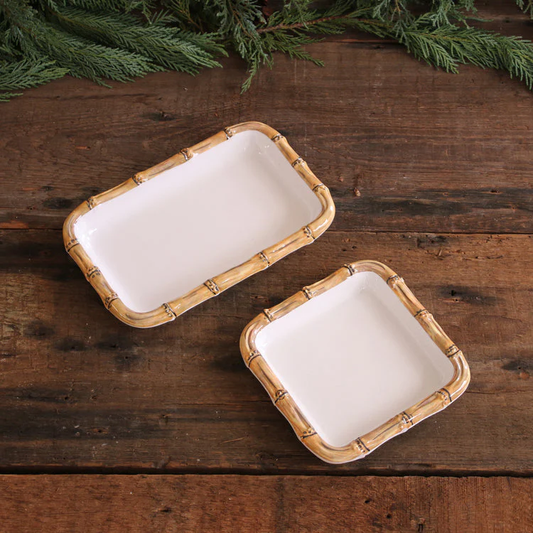 Beatriz Ball VIDA Bamboo Beverage Napkin Holder (White and Natural) - Image 2