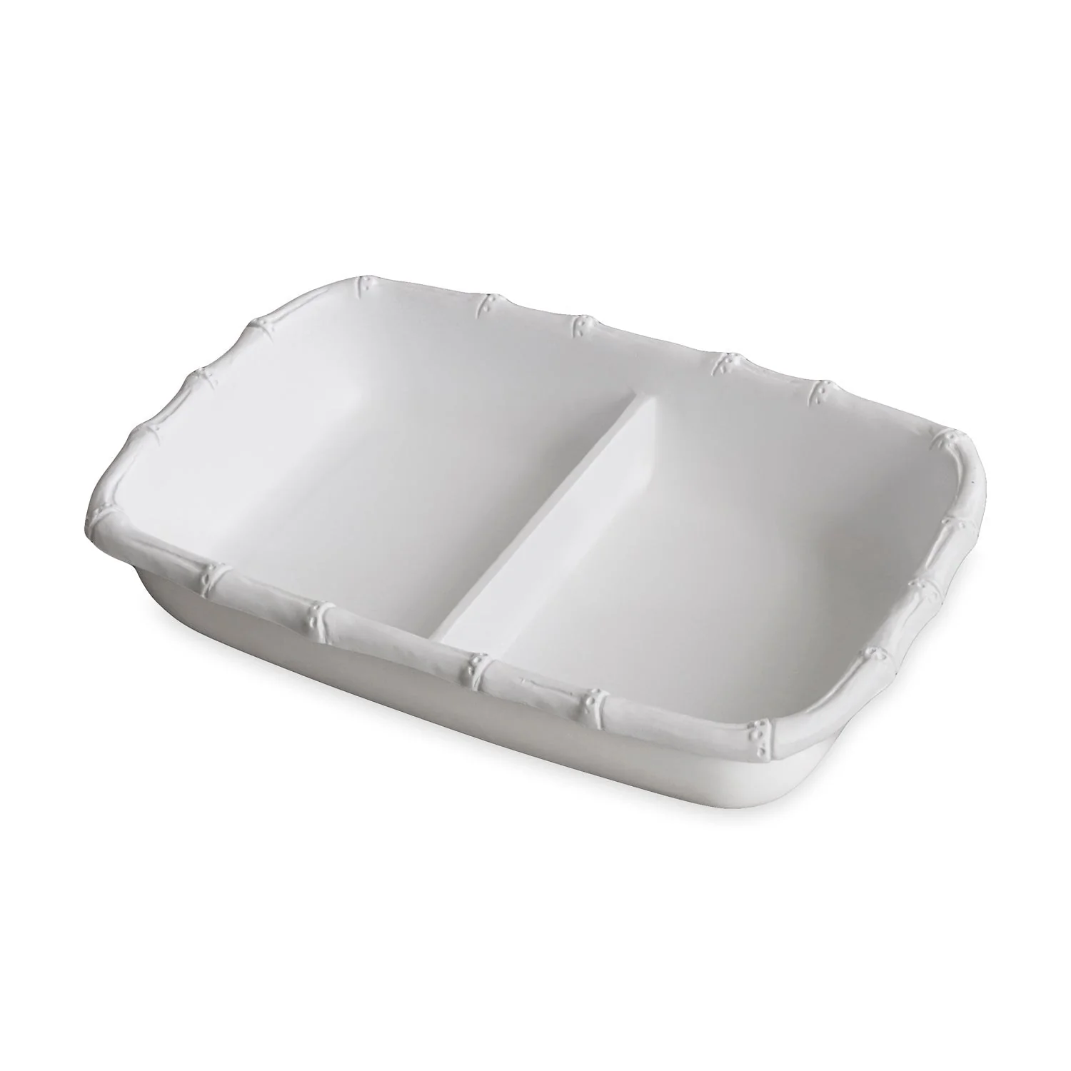 Beatriz Ball VIDA Bamboo Double Casserole (White)