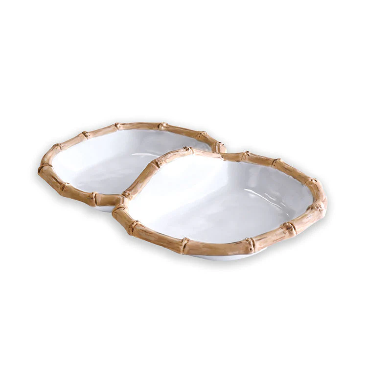 Beatriz Ball Vida Bamboo Double Dip (White and Natural) - Image 3